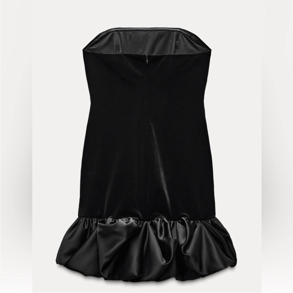 ZARA VELVET MINI DRESS 9992/185 015/254 - Picture 15 of 15